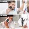 BestMal 5-in-1 Electric Shaver Razor Men Wet/Dry Nose Trimmer Brush