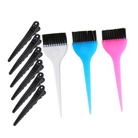Baluue 9pcs Hair Coloring Kit Hair Dye Tools Set and Reusable for Home Salon Use for Highlights and Lowlight Application
