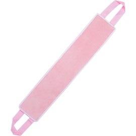 Banda Aplicadora de Bronceador Espalda Color Rosa Material Flocado Tamaño Medio para Aplicación Uniforme de Autobronceador y Loción Corporal Accesorio Práctico para