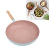 Frying Pan Egg Omelette Pan with Wooden Handle Heat Resistant