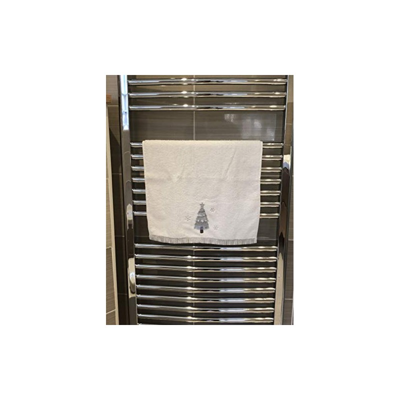 SHL Christmas Tree 100% Cotton Embroidered Christmas Hand Towel 46