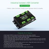Waveshare Industrial Isolated USB to 4CH RS232 Converter (DB9 Male