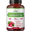 Zazzee Cranberry PACs, 72 mg PACs per Capsule, 2X Strength,