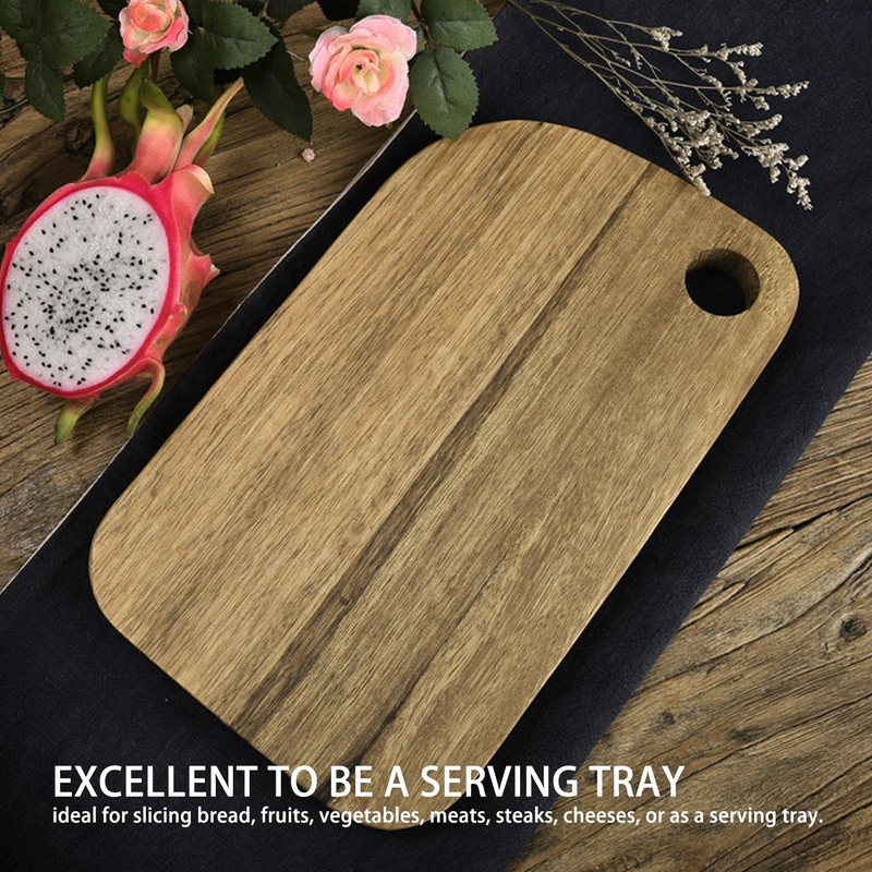 Bread Serving Board, Multipurpose Hand Wash Wood Chopping Board for