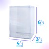 8 Crystal Clear Hard Plastic Funko Pop Protectors, Stackable Display