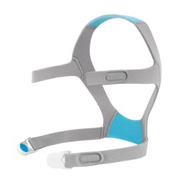 AirFit/AirTouch N20 Headgear - Replacement CPAP Headgear - Frame System & Nasal Cushion Not Included - Premium CPAP Accessories - Large, Blue