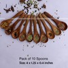 Uvz Crafts Mini Wooden Spoons for Spice Jars, Salt, Sugar,