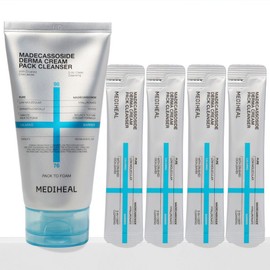 Mediheal Derma Cream Pack Cleanser Pore Elasticity Rosé PDRN, 2 Pieces, 140ml / 더마 크림 팩클렌저 모공탄력 로제 PDRN, 2개, 140ml