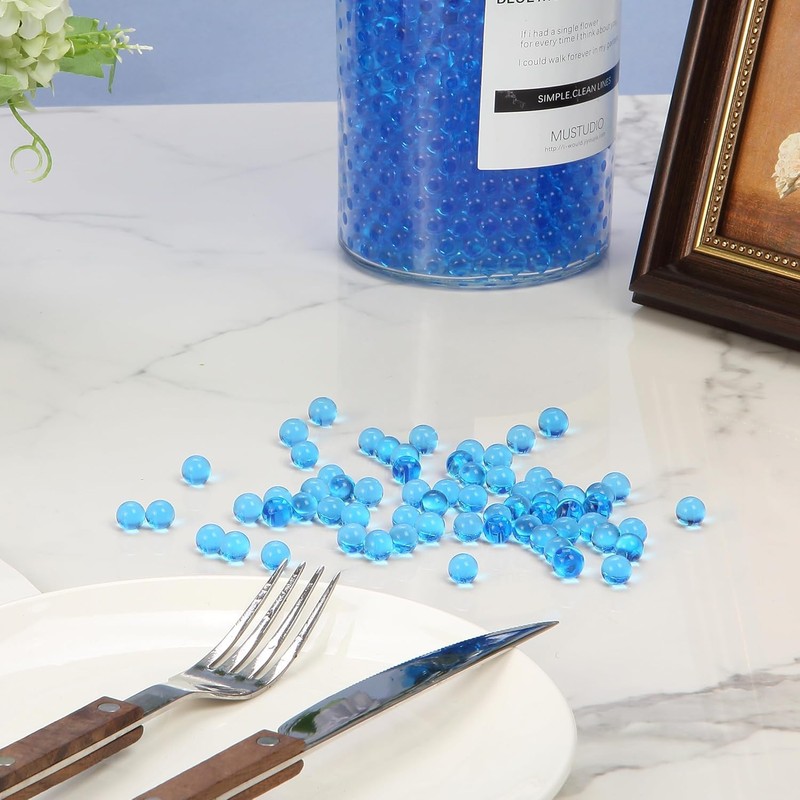 PINNACLE DYNAMICS Blue Water Beads - 20,000 Pcs (100+ Grams)