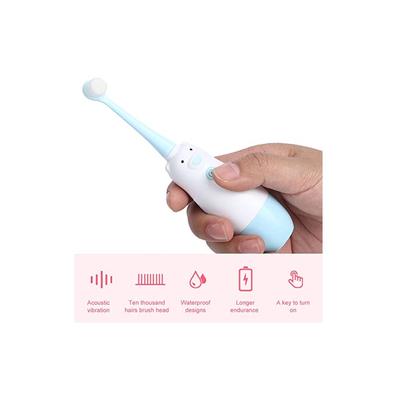 Cepillo de dientes eléctrico para bebés, niños suaves Sonic Cepillo