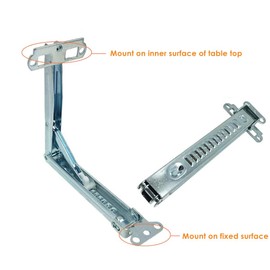 Drawing Table Locking Hinge, Tiberham Heavy Duty Ratchet Headrests Mounting Table Holder, Adjustable Lifting Support Bracket for Beds, Desk Lids, Drawing Tables and Drawing Board