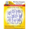Flowers of The Week Aunt Martha's Hot Iron Embroidery Transfer