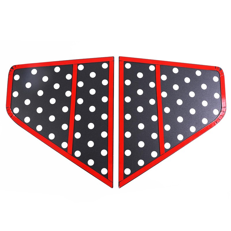 Rear Side Window Louvers Air Ven Trim Accessories Compatible with