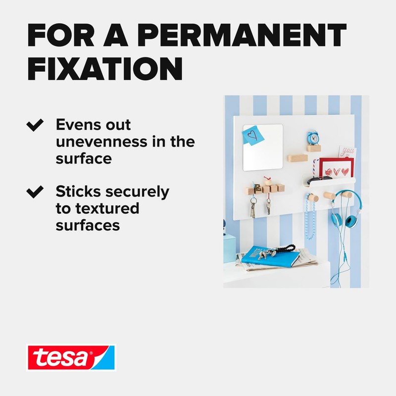 tesa Mounting Tape for Wallpaper & Plaster 10kg/m
