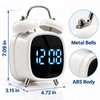 Super Loud Digital Alarm Clock with Dual Bell – LED