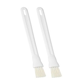 Metaltex Pastry Brush with Plastic Handle, White, 2-Piece