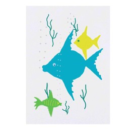 'Three Swimming Fish' Temporary Tattoo - Water Resistant, Skin-Safe, Non-Toxic Transfer (TO00079011)