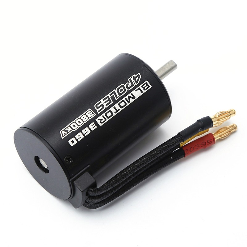 Waterproof 3660 3800KV Brushless Motor for 1/8 1/10 Remote Control