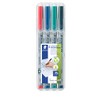 Staedtler Lumocolor no-p S - Bolígrafo universal (4 unidades, 311
