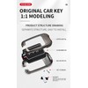 TECART Key Fob Cover Fit for Toyota Tacoma Sequoia Key