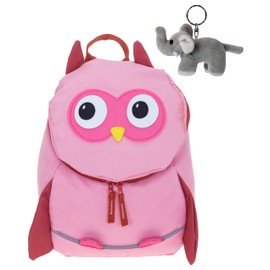 Elephant Children's Backpack for Boys and Girls and Children, Nursery Backpack for Children from 3 Years, Owl Pink Classic 351