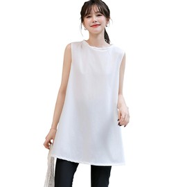 Teddy rashguard 069 Women's Top and Bottom Set, Amphibious, UV Protection, UPF 50+, Body Cover, Rapid Cooling, multicolor (white / black), S