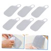 CHILDWEET 6pcs Mini Washboards Dual-sided Scrubbers Stripe Texture Portable Laundry