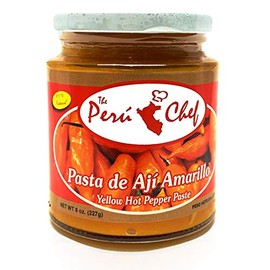 PeruChef Pasta de Aji Amarillo / Yellow Hot Pepper Paste 8oz