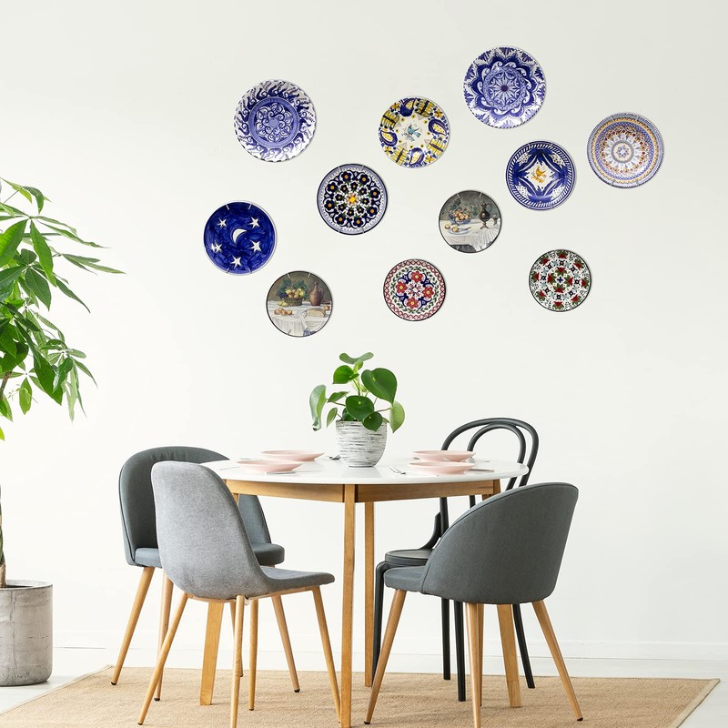 20 Pieces Invisible Wall Plate Hangers 4/5/6/8/10 Inches Wall Plate