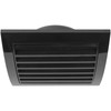 HVAC OV 4 Inch Black ABS Plastic Exhaust Dryer Vent