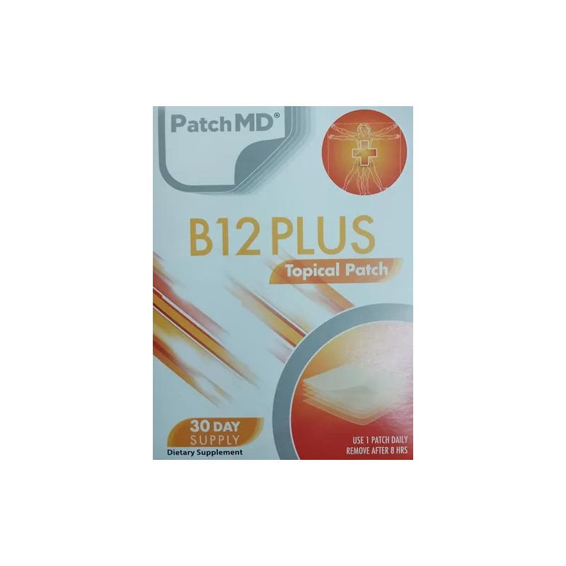 B12 Patch Parches Vitamin B12 Plus Pack 30 Piezas