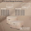 ULTCOVER Patio Fire Pit Table Cover Square 40 inch Outdoor