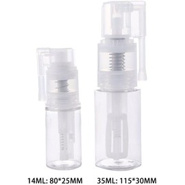 Galyacht 14ml Powder Spray Bottle,Refillable Hair Fiber Applicator, Empty Powder Cosmetics Bottles,Glitter Spray Bottle for Craft Scrapbooking Refillable Cosmetic Spray Bottles