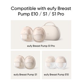 eufy eufy Original Duckbill Valves (4-Pack) for Wearable Breast Pump E10/S1/S1 Pro, Breast Pump Replacement Parts