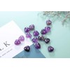 JSDDE Natural Amethyst Crystal Heart Gemstone Healing Crystal Love Palm