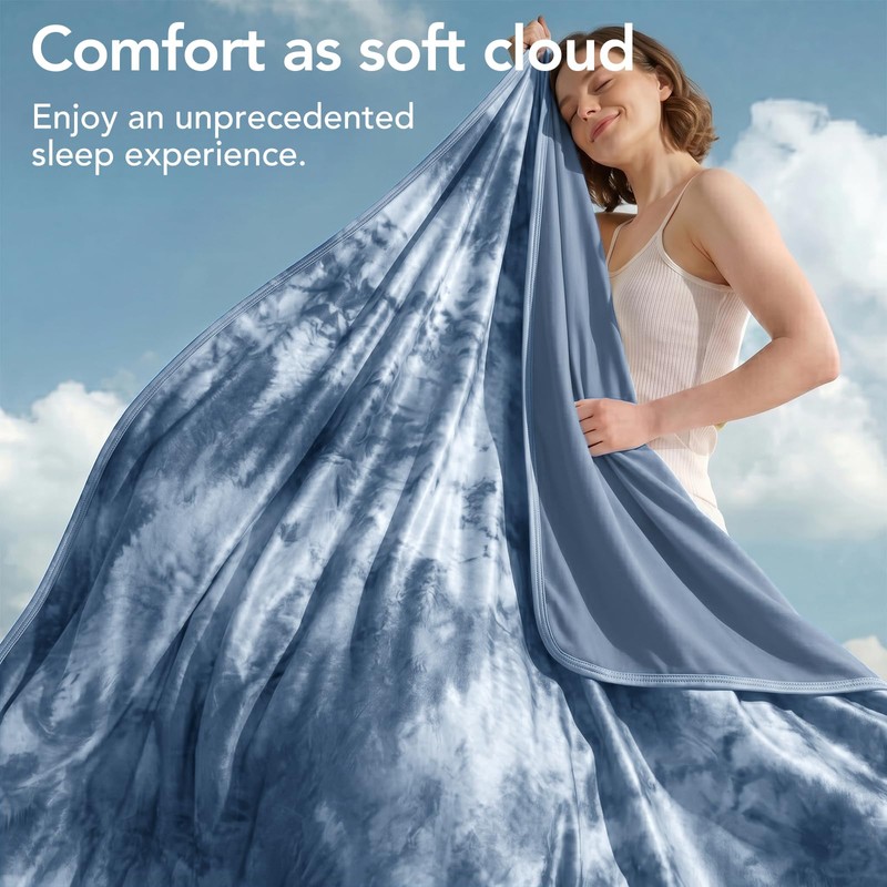 Topcee Cooling Blanket 80''x88'' for Hot Sleepers, Arc-Chill Q-Max>0.35 Double