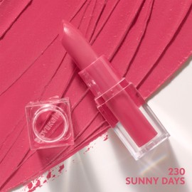 COVERGIRL Clean Lip Color, Sunny Days, Satin Finish, 24-Hour Wear, Squalane, Avocado & Aloe, Carmine-Free, Non-Drying, 0.12oz