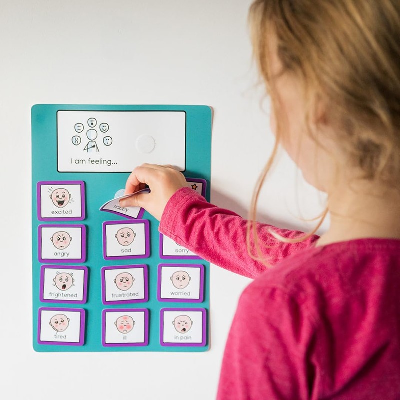 I Am Feeling Chart, (E) Emotions Visual Symbols To Support