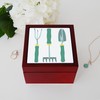 CafePress Gardening Tools Memory Keepsake Jewelry Box, 5"x5"x3.75"