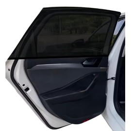 2Pack Car Window Shades Mesh Screen 27"x43", Universal Fit Most of Cars, Large SUV, Pickup, Sunshade for Car Camping UV Protection Breathable Mesh Baby Side Window Covers