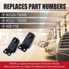 Rear Window Hinge Tailgate Liftgate Glass Hinge Kits Replacement for