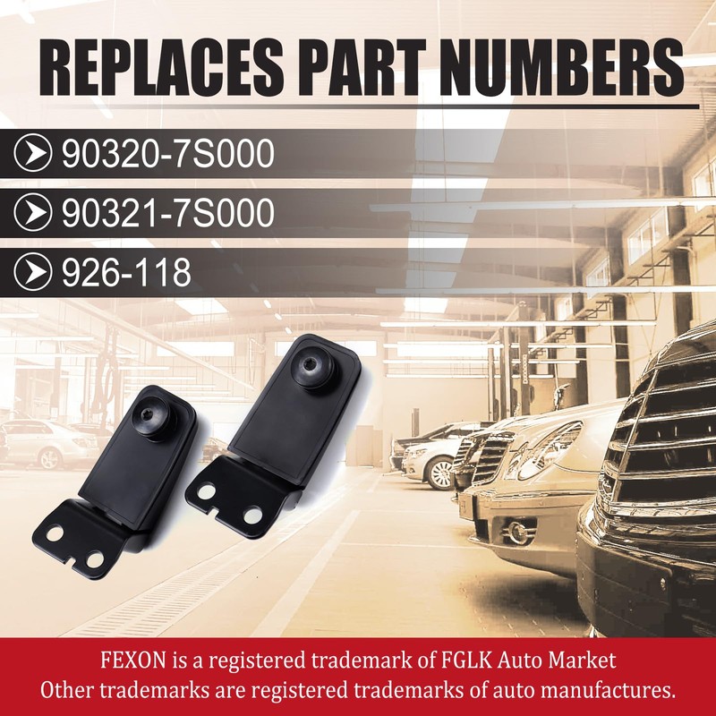 Rear Window Hinge Tailgate Liftgate Glass Hinge Kits Replacement for