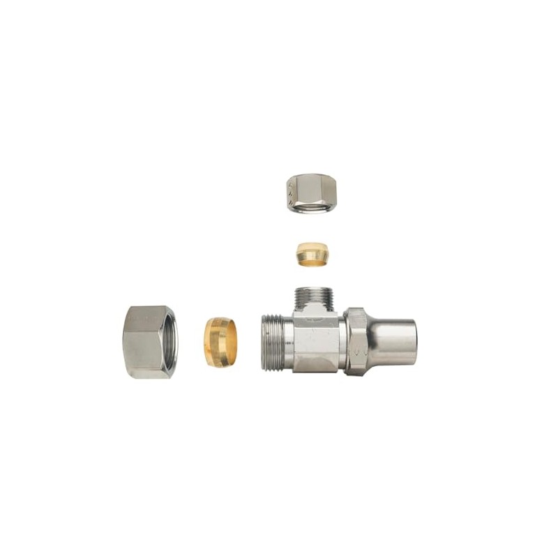 BrassCraft 1/2 in. Nom Comp Inlet x 3/8 in. O.D.