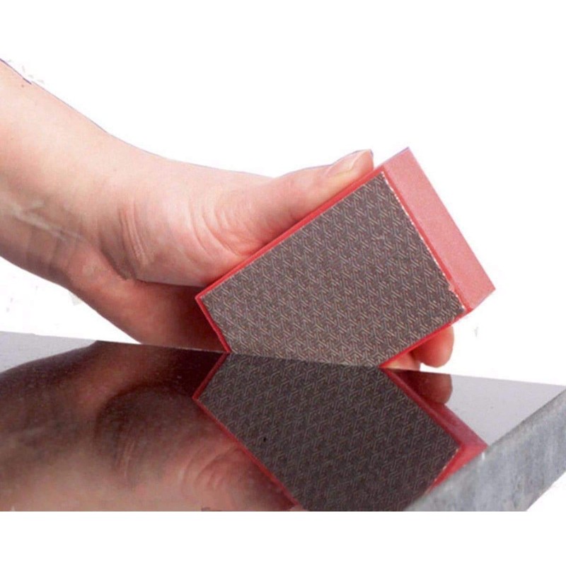 2 Pack Diamond Sanding Blocks Hand-Held Pad Polishing Grinding Block
