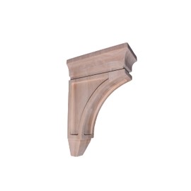 BingLTD - 10" Corbel Rustic Solid Hardwood Bracket - 1 PC (C1073M-RW-UNF)