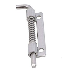 Powertool Animal Bolt 2 Pack Stainless Steel Spring Latch Heavy Duty Spring Lock for Gate, Shed, Door, Tailgate, Trailer, Garage (Left)