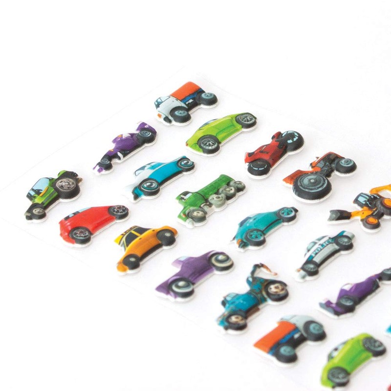 Playhouse Soft Puffy 30-Piece Sticker Sheet for Crafts, Trading &