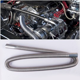 FizLig Inner Exhaust Pipe - Stainless Steel Parking Air Heater Generator Flex Exhaust Extension Pipe | Parking Air Heater Fuel Tank Diesel Gas Vent Hose (120CM/47.2in)