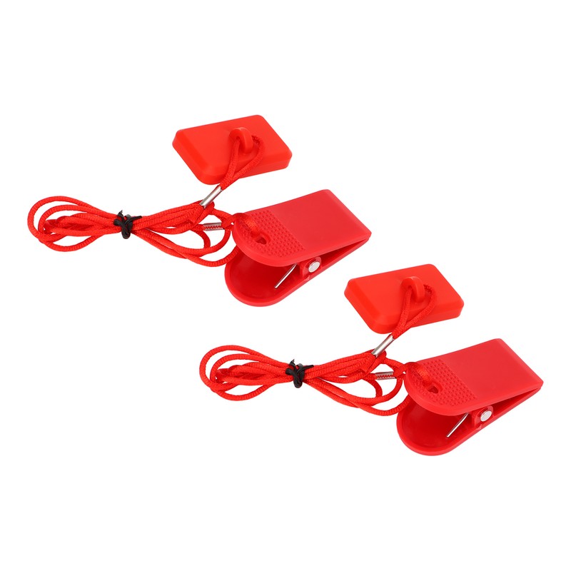 2PCS Treadmill Safety Switch Rectangular Insert ABS and Brass Treadmill