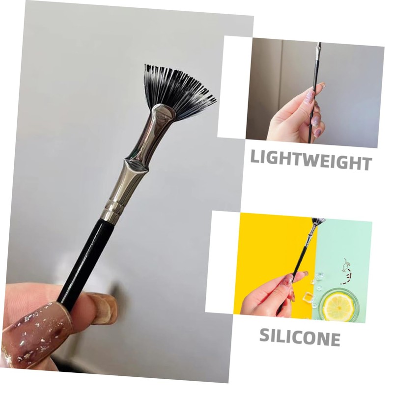 Outanaya Eyelash Brush Applicator Tool for Eye Makeup Fan-shaped Design